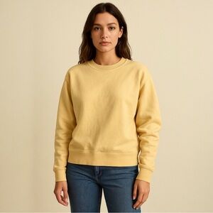 Bare Knuckles Sweatshirt Butter Yellow Large